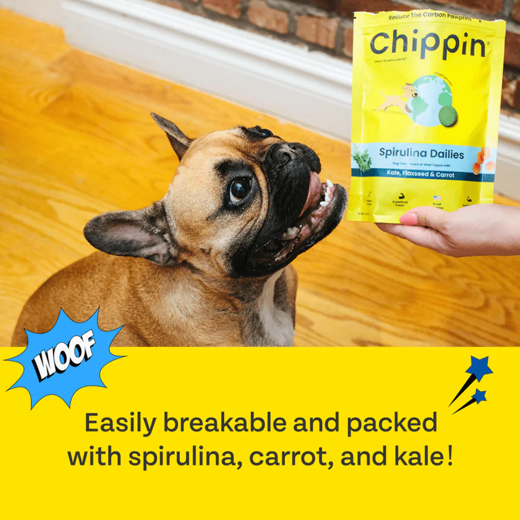 Chippin Veggie Dailies Crunchy Dog Treats