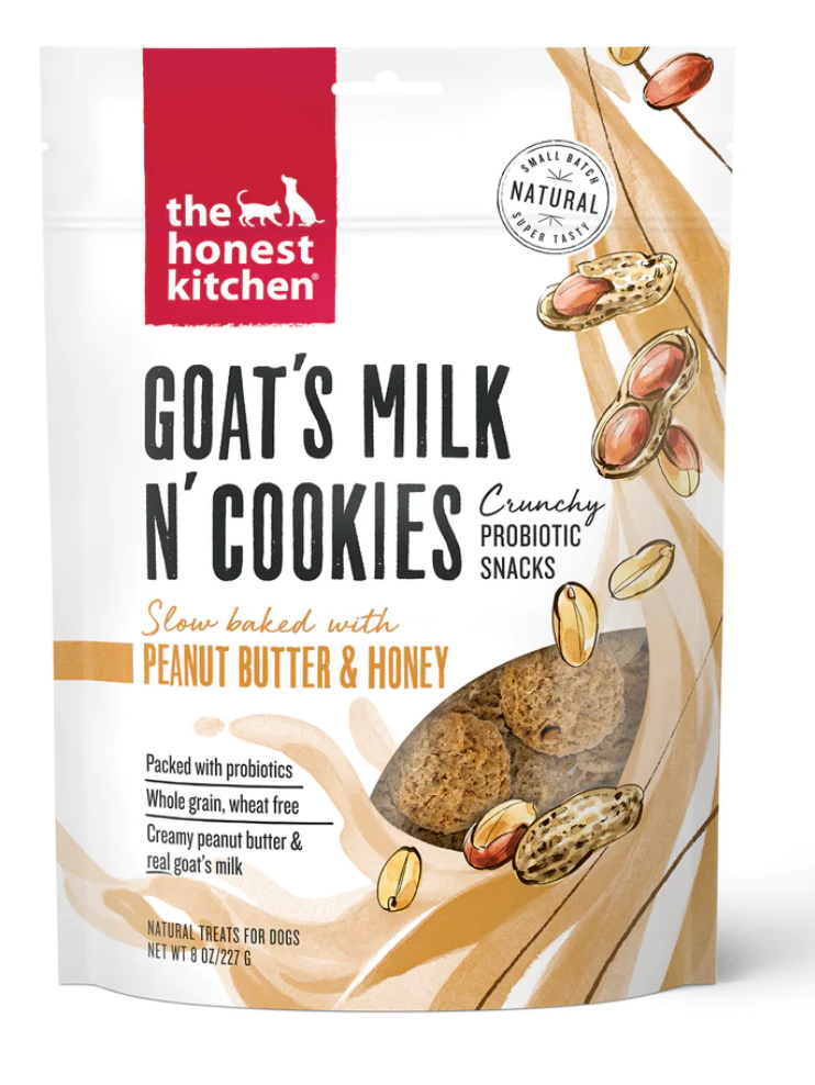 The Honest Kitchen Goat s Milk N Cookies Crunchy Probiotic Snacks